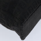 FENDI Zucchino Canvas Hand Bag Black74849