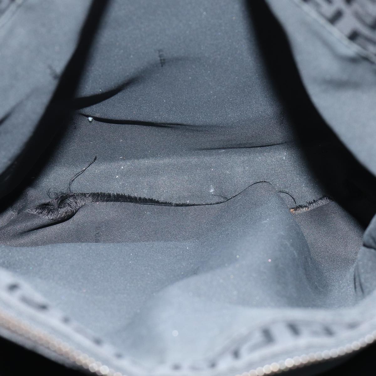 FENDI Zucchino Canvas Hand Bag Black74849