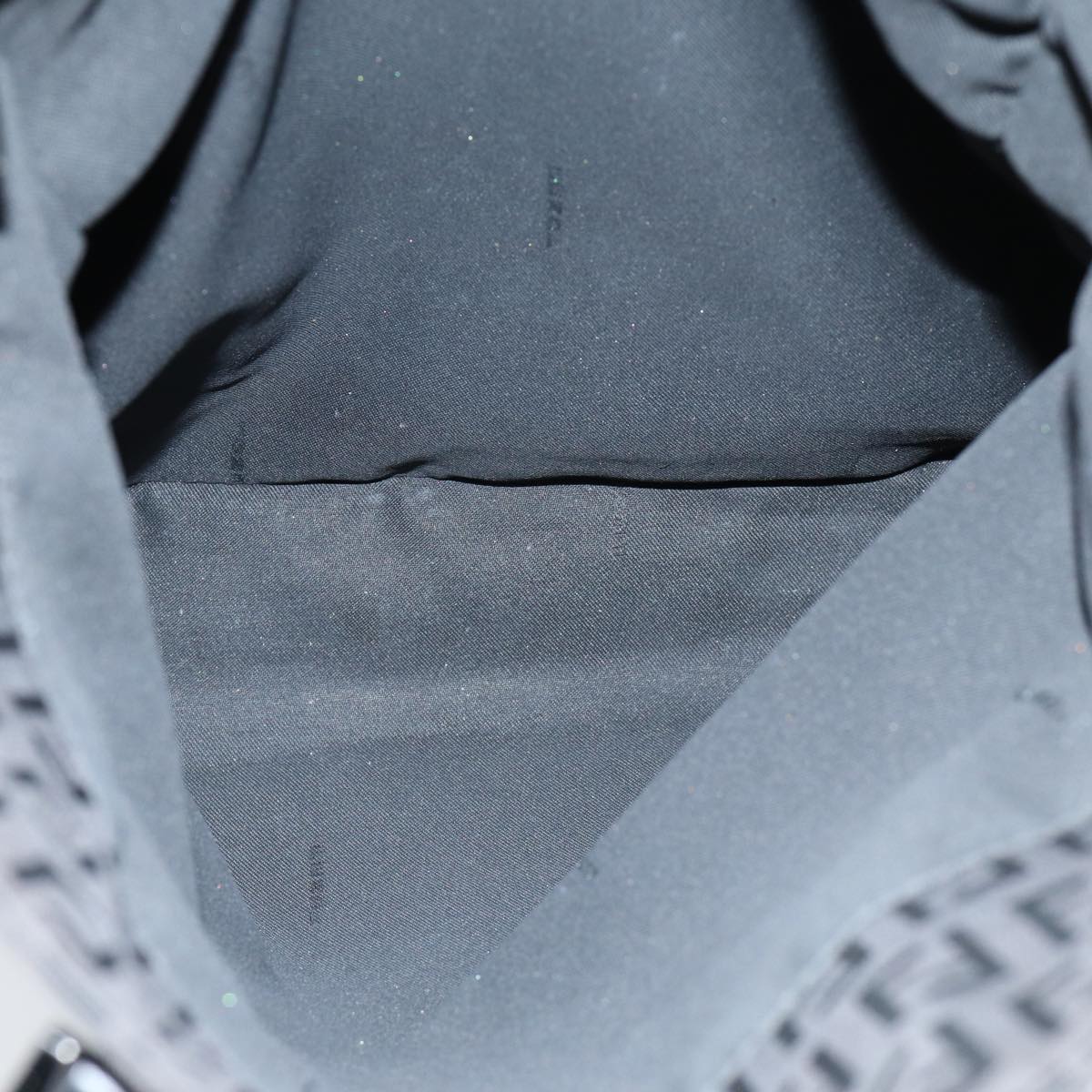 FENDI Zucchino Canvas Hand Bag Black74849