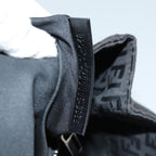 FENDI Zucchino Canvas Hand Bag Black74849