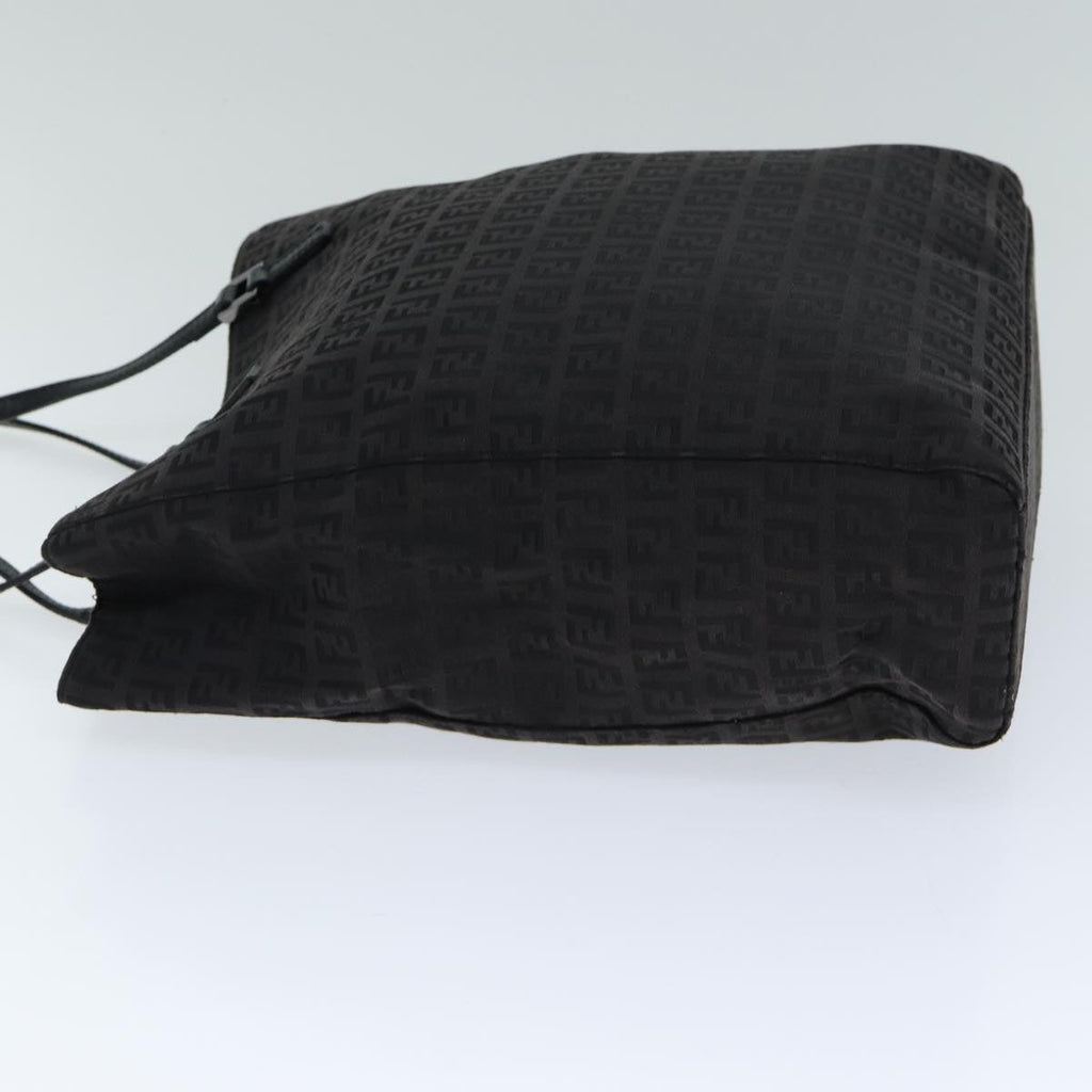 FENDI Zucchino Canvas Hand Bag Black74849