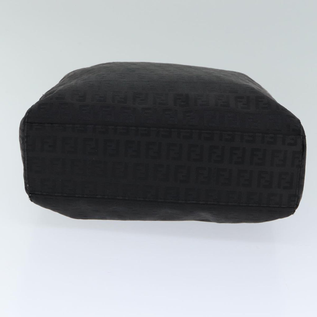 FENDI Zucchino Canvas Hand Bag Black74849