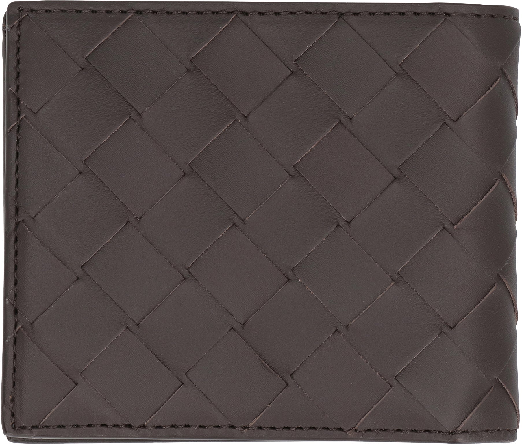 BOTTEGA VENETA Leather Intrecciato Mini Bi-Fold Wallet