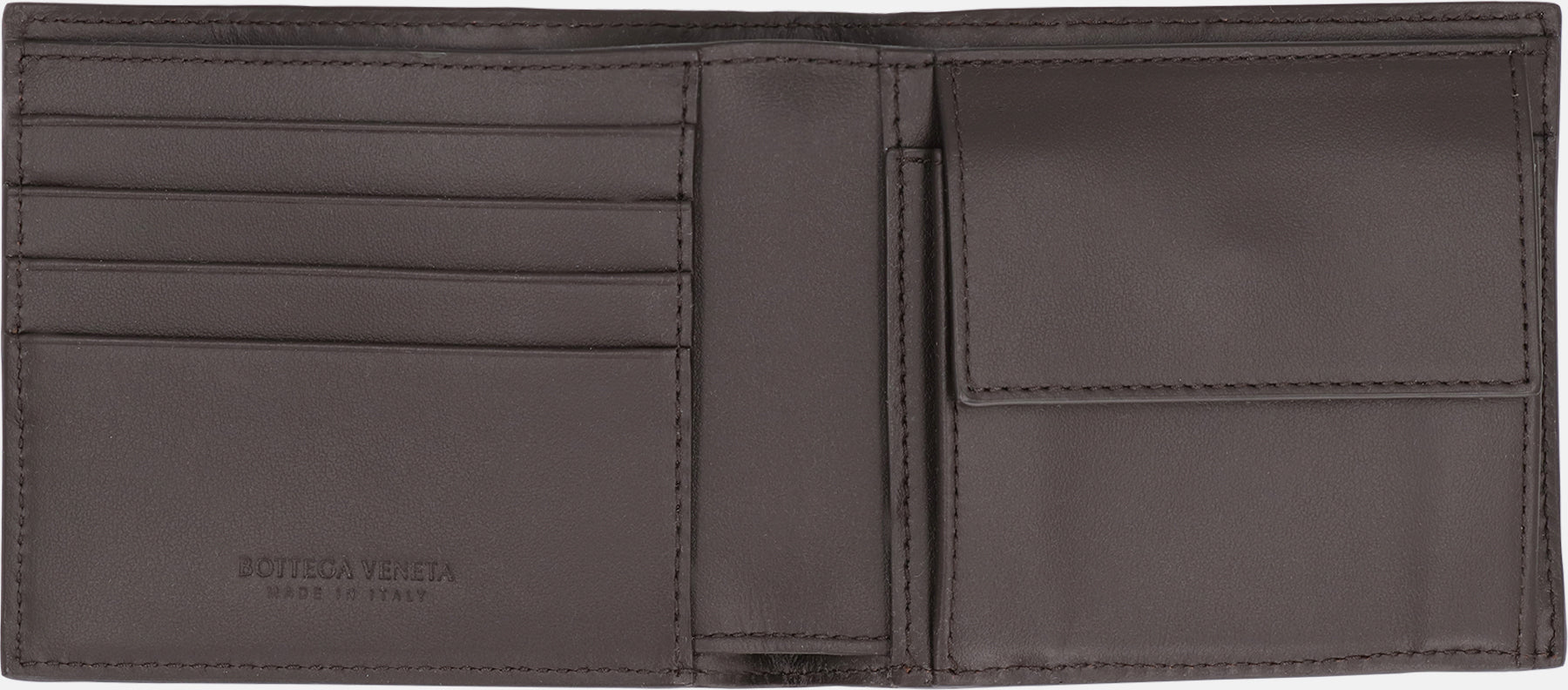 BOTTEGA VENETA Leather Intrecciato Mini Bi-Fold Wallet