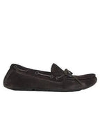 Bottega Veneta Brown Suede Intrecciato Driving Shoes No 260