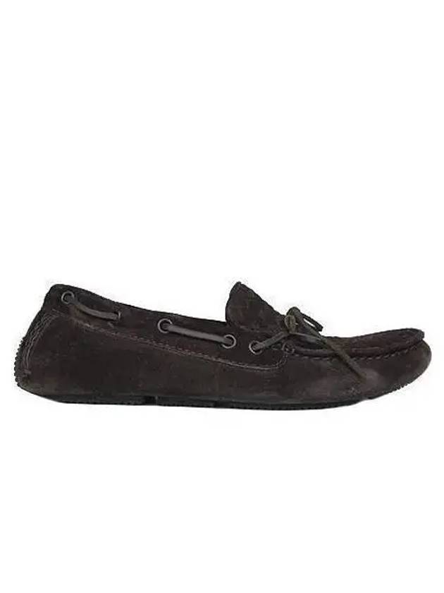 Bottega Veneta Brown Suede Intrecciato Driving Shoes No 260