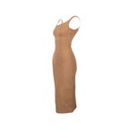 Fendi X Skims size 38 dress Viscose light brown