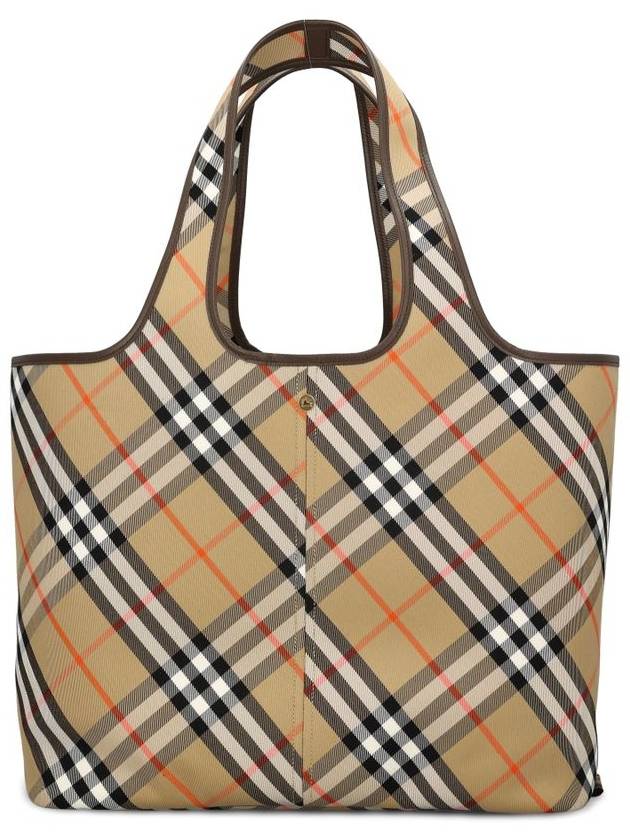 Burberry Check Medium Tote Bag Sand