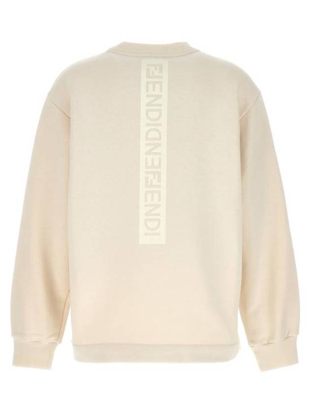 Fendi Patch Logo Sweatshirt Ivory
