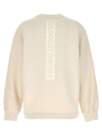 Fendi Patch Logo Sweatshirt Ivory