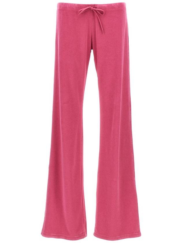 Balenciaga drawstring track pants dark pink