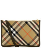 Burberry Check Cross Bag Beige