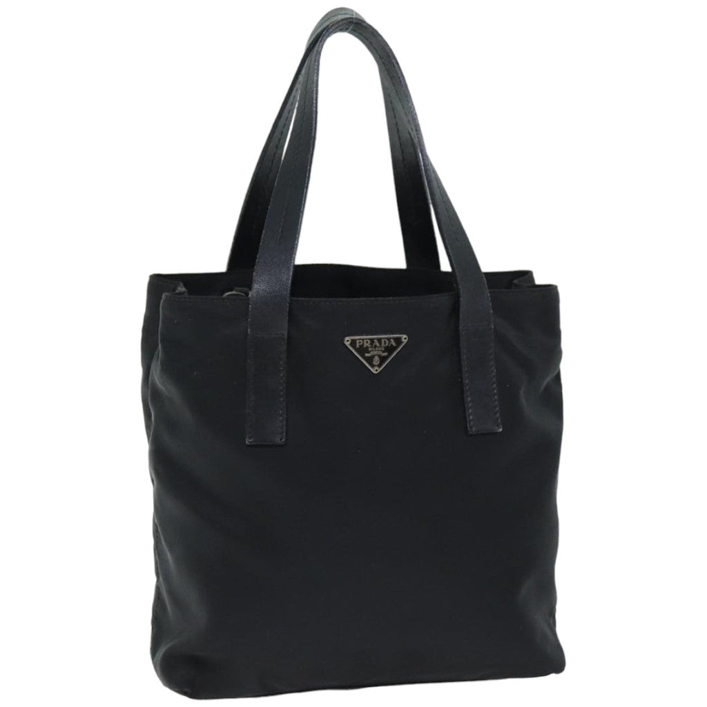 PRADA Hand Bag Nylon Black 75050