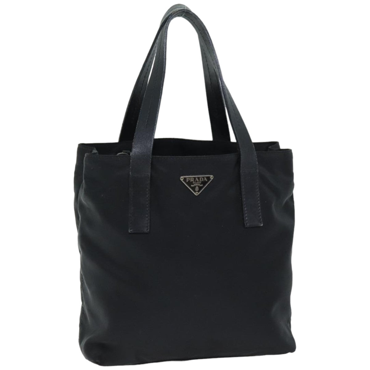 PRADA Hand Bag Nylon Black 75050