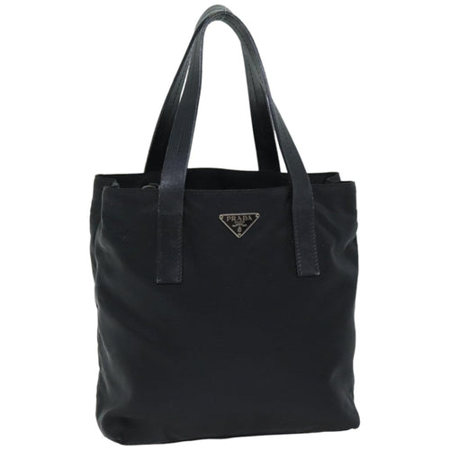 PRADA Hand Bag Nylon Black 75050