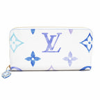 Louis Vuitton Leather Monogram By The Pool Zippy Wallet M82384