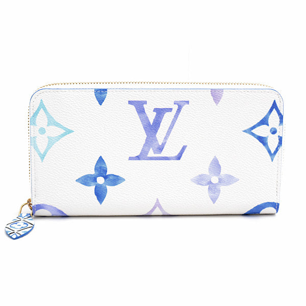 Louis Vuitton Leather Monogram By The Pool Zippy Wallet M82384