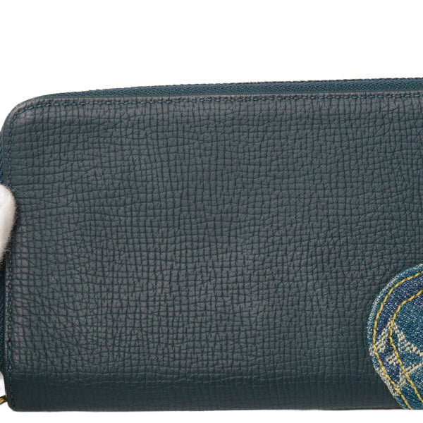 Louis Vuitton Monogram Denim Zippy Wallet Vertical M81107