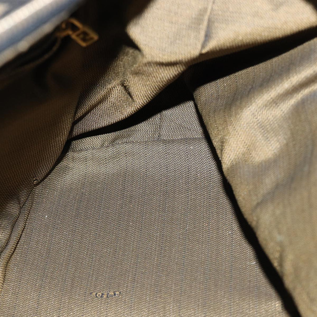 FENDI Zucca Canvas Vanity Cosmetic Pouch Brown Black75223