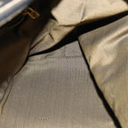 FENDI Zucca Canvas Vanity Cosmetic Pouch Brown Black75223