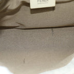 FENDI Zucchino Canvas Hand Bag White75224