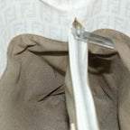 FENDI Zucchino Canvas Hand Bag White75224