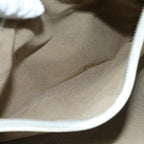 FENDI Zucchino Canvas Hand Bag White75224