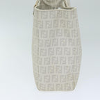 FENDI Zucchino Canvas Hand Bag White75224