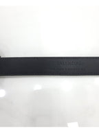 Balenciaga BB thin belt black 85