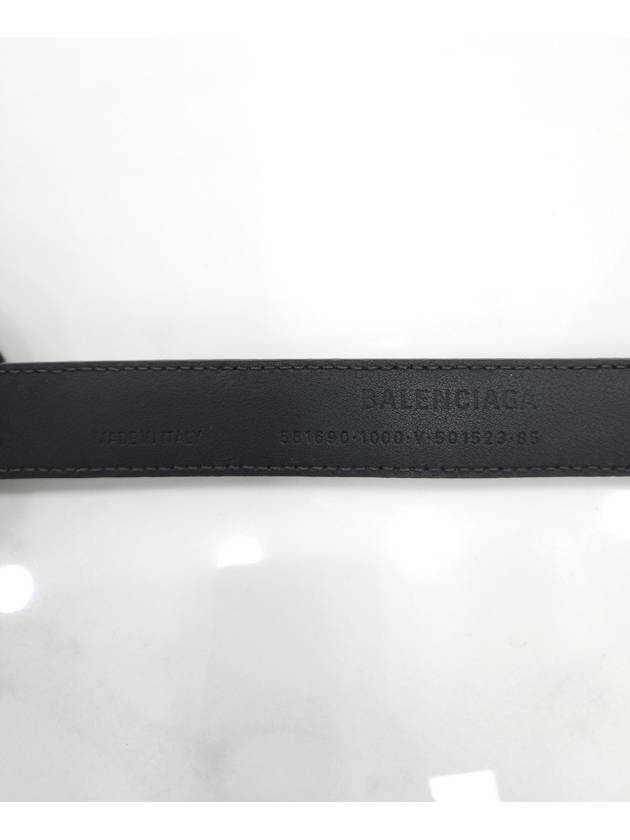 Balenciaga BB thin belt black 85