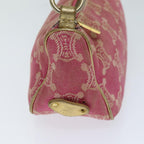 CELINE Macadam Canvas Accessory Pouch Pink  75321