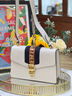 Gucci Sylvie bag 25*16cm white 12519