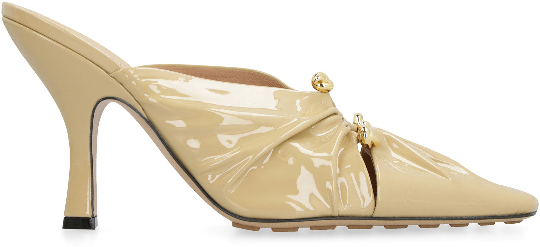 BOTTEGA VENETA Bunnie Leather Flat Sandals