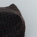 FENDI Zucchino Canvas Tote Bag Brown75428