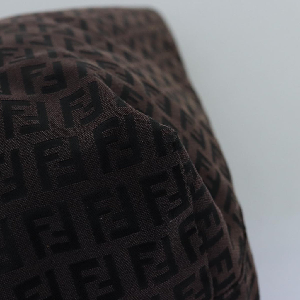 FENDI Zucchino Canvas Tote Bag Brown75428
