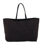 FENDI Zucchino Canvas Tote Bag Brown75428