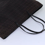 FENDI Zucchino Canvas Tote Bag Brown75428