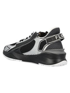 Fendi Technical Mesh Running Low-Top Sneakers Black