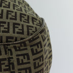 FENDI Zucchino Canvas Shoulder Bag Beige75429