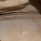 FENDI Zucchino Canvas Shoulder Bag Beige75429