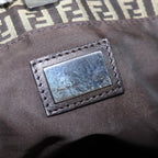 FENDI Zucchino Canvas Tote Bag Brown75430