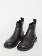BOTTEGA VENETA Men's Leather Strut Ankle Boots