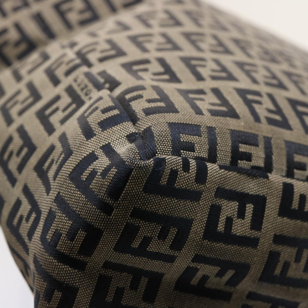 FENDI Zucchino Canvas Tote Bag Navy75609