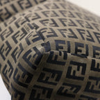 FENDI Zucchino Canvas Tote Bag Navy75609