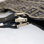 FENDI Zucchino Canvas Tote Bag Navy75609