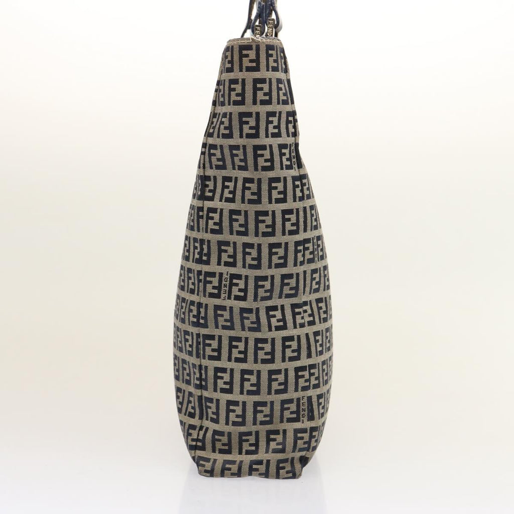 FENDI Zucchino Canvas Tote Bag Navy75609