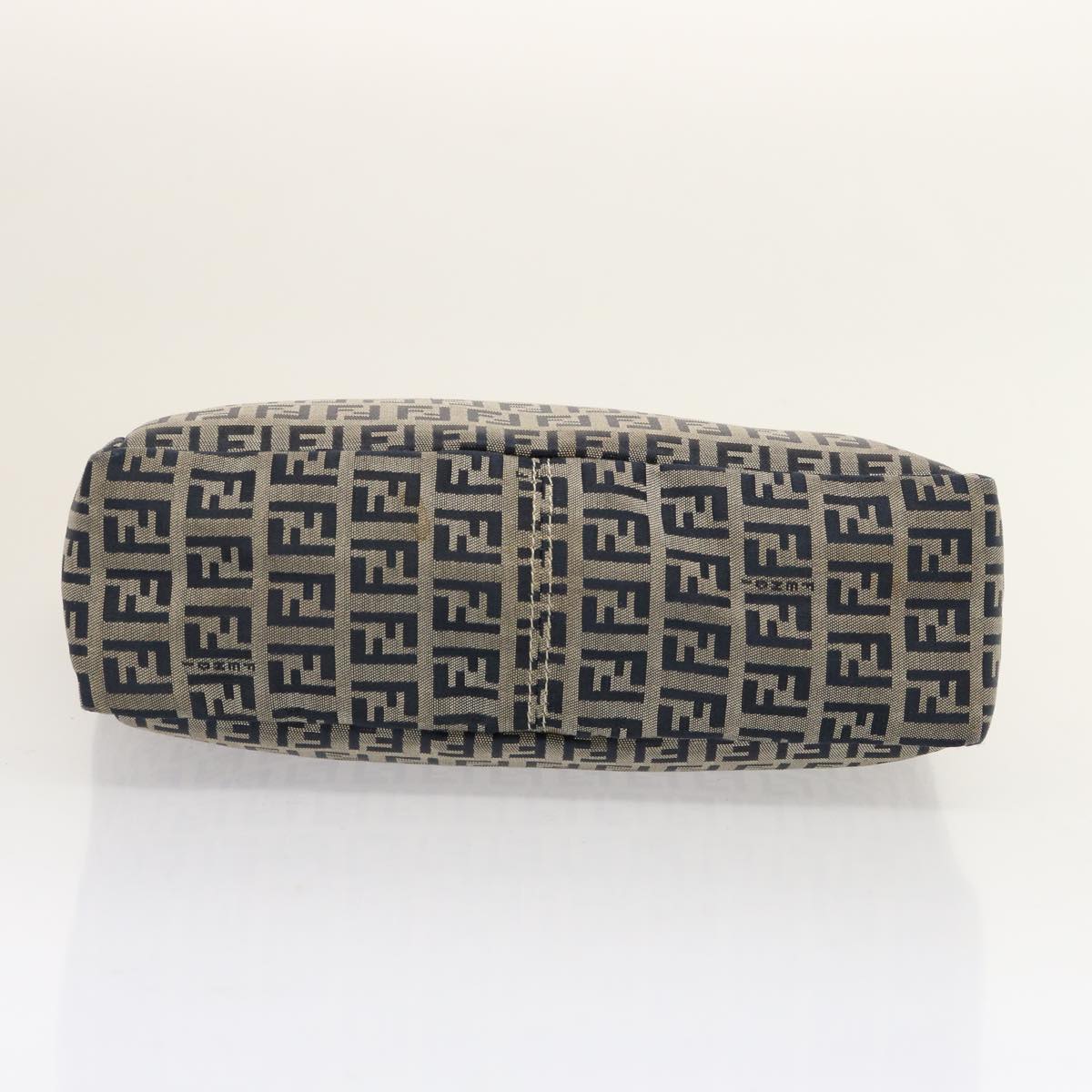FENDI Zucchino Canvas Tote Bag Navy75609