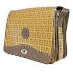 Fendi Zucchino  Canvas Shoulder Bag ()