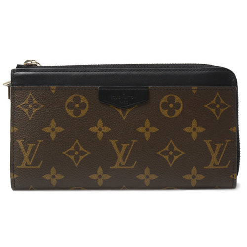 Louis Vuitton Monogram Macassar Leather Long Wallet M69407 in Great Condition