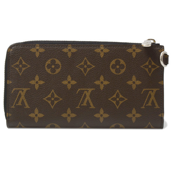 Louis Vuitton Monogram Macassar Leather Long Wallet M69407 in Great Condition